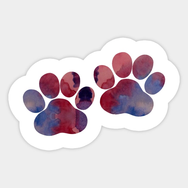 Dog paws Sticker by TheJollyMarten